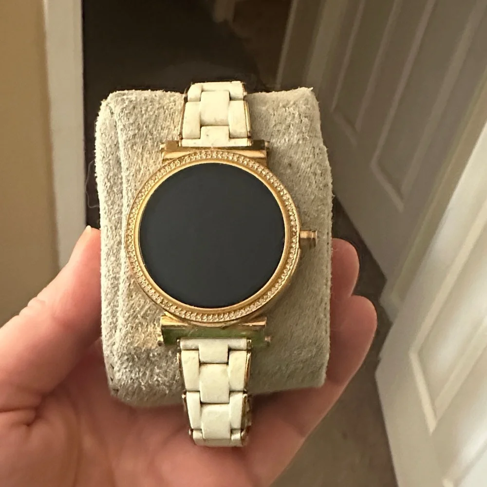 Michael Kors Gold and Cream Smartwatch